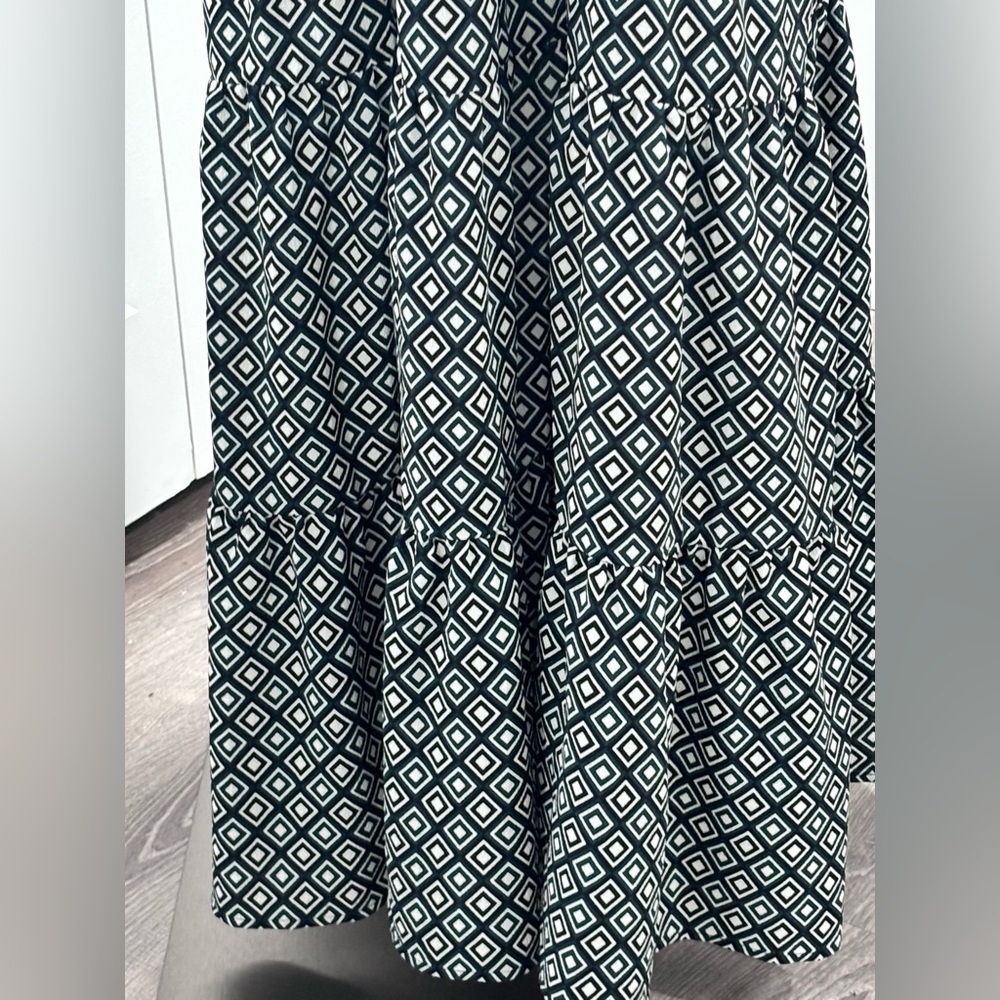 ✨ MICHAEL Michael Kors Maxi Dress – Green, White & Black, - Picture 5 of 14